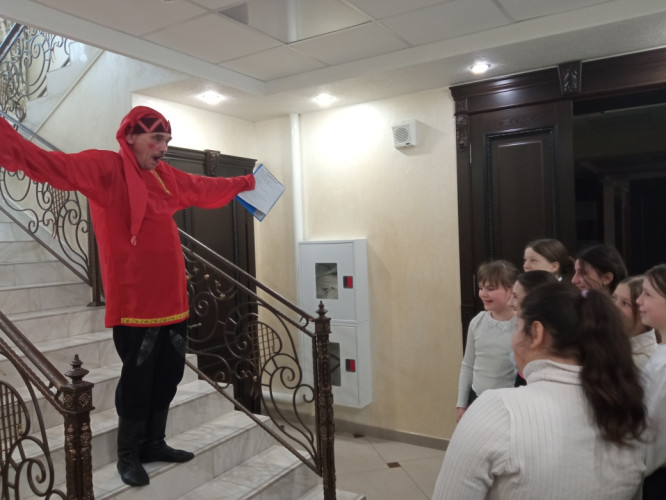 Как дети праздновали масленицу в музее.