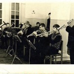 Духовой оркестр ДК железнодорожников п.Каменоломни.Руководитель Шинкоренко Н.И. 60-е гг.