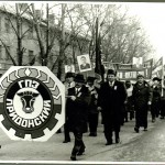 Коллектив ГПЗ «Придонский» на  демонстрации 7 ноября 1977 г. в п.Каменоломни.